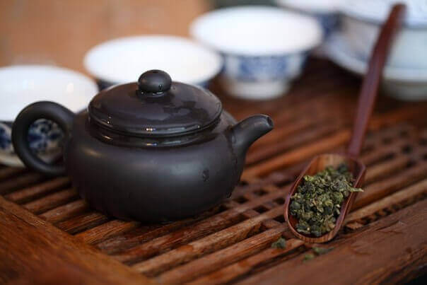 китайский молочный зеленый чай