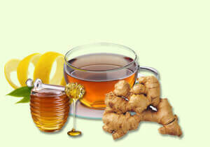 Чай с имбирем, медом и лимоном